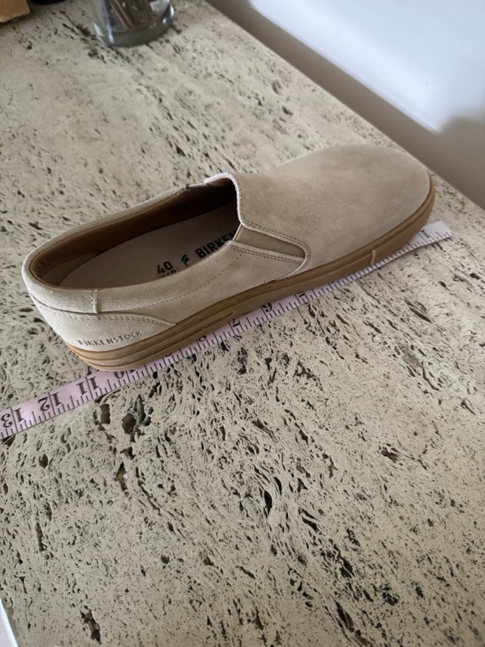 Birkenstock Oswego sandcastle suede with tan sole. Size EU40. MSRP $149.95 - Picture 16 of 16